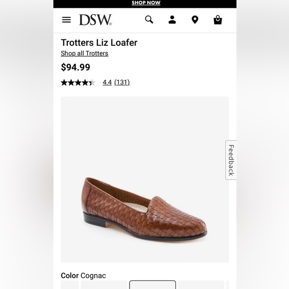 Trotters Liz Loafers in Cognac - size 9.5 - Picture 9 of 9